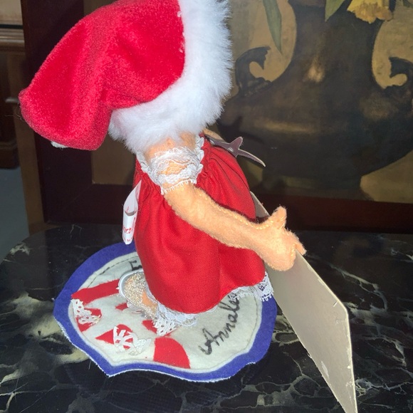 Annalee 7" Sweetheart Girl Logo 961486 Society Valentine Card Scissors 1986 - Picture 2 of 4